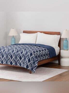 Herringbone Microfiber Down Alternative Blanket